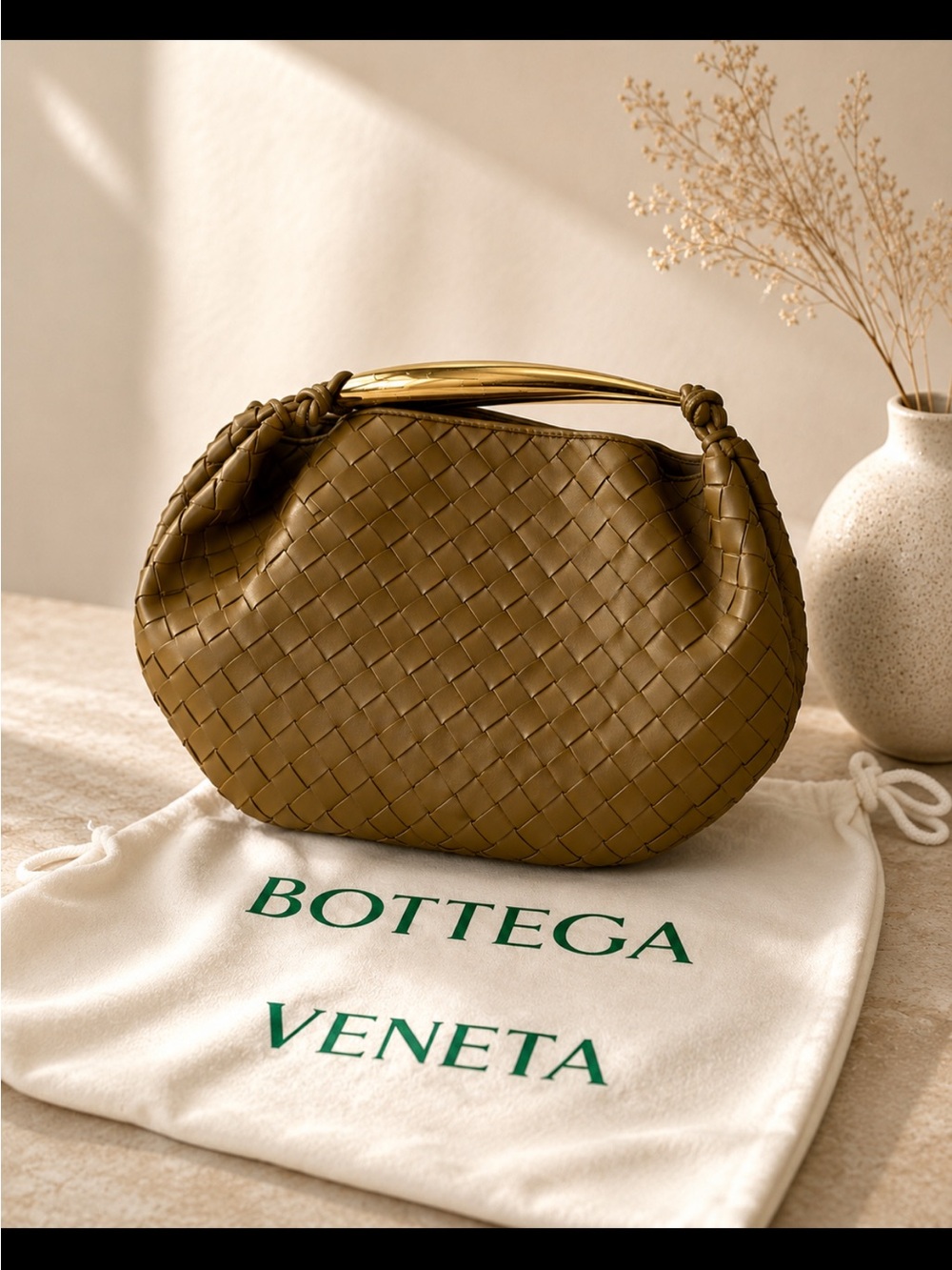 Bottega Veneta Sardine Intrecciato Leather Bag
